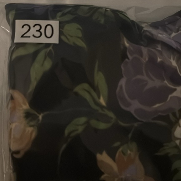 Farm Rio Capri Floral Black Sleeveless Mini Dress/XS/SMALL - Picture 10 of 10